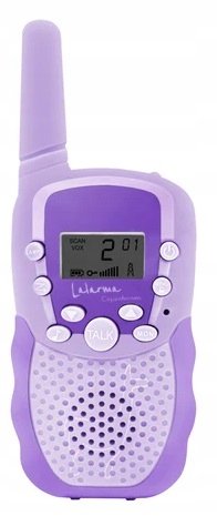 Lalarma Krótkofalówka Walkie Talkie Purple