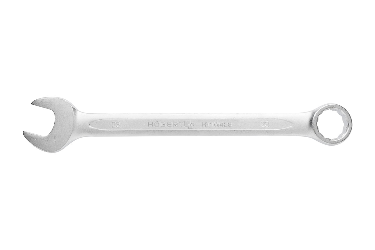 Klucz Płasko Oczkowy Ze Stali Crv, 23 Mm, Din 3113