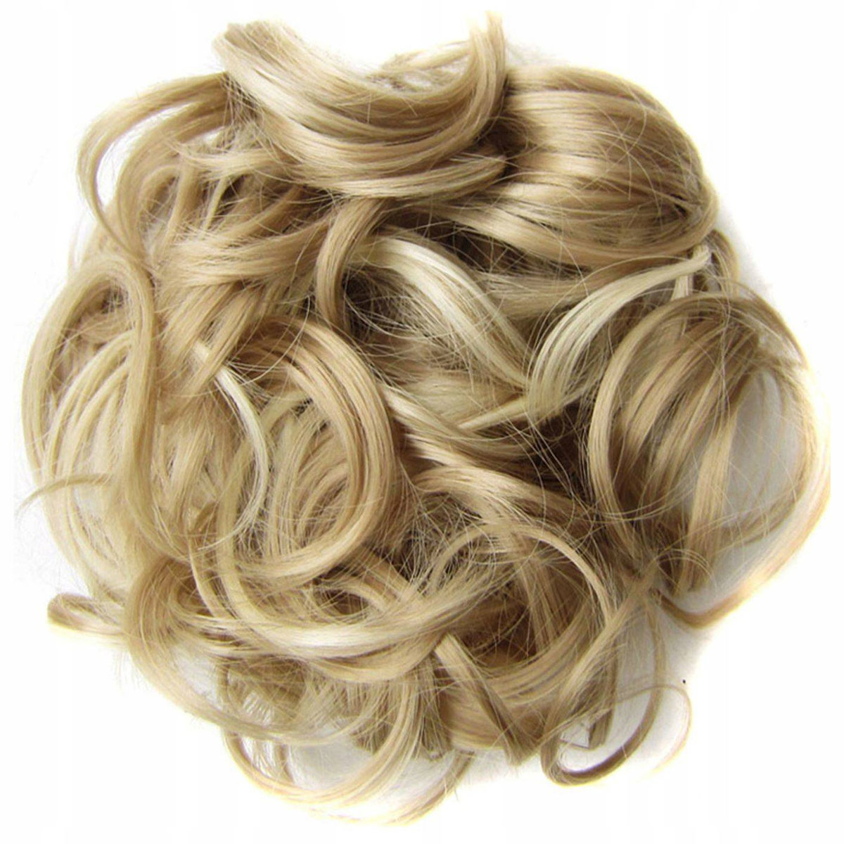 Doczepiany kok na gumce treska gęste włosy