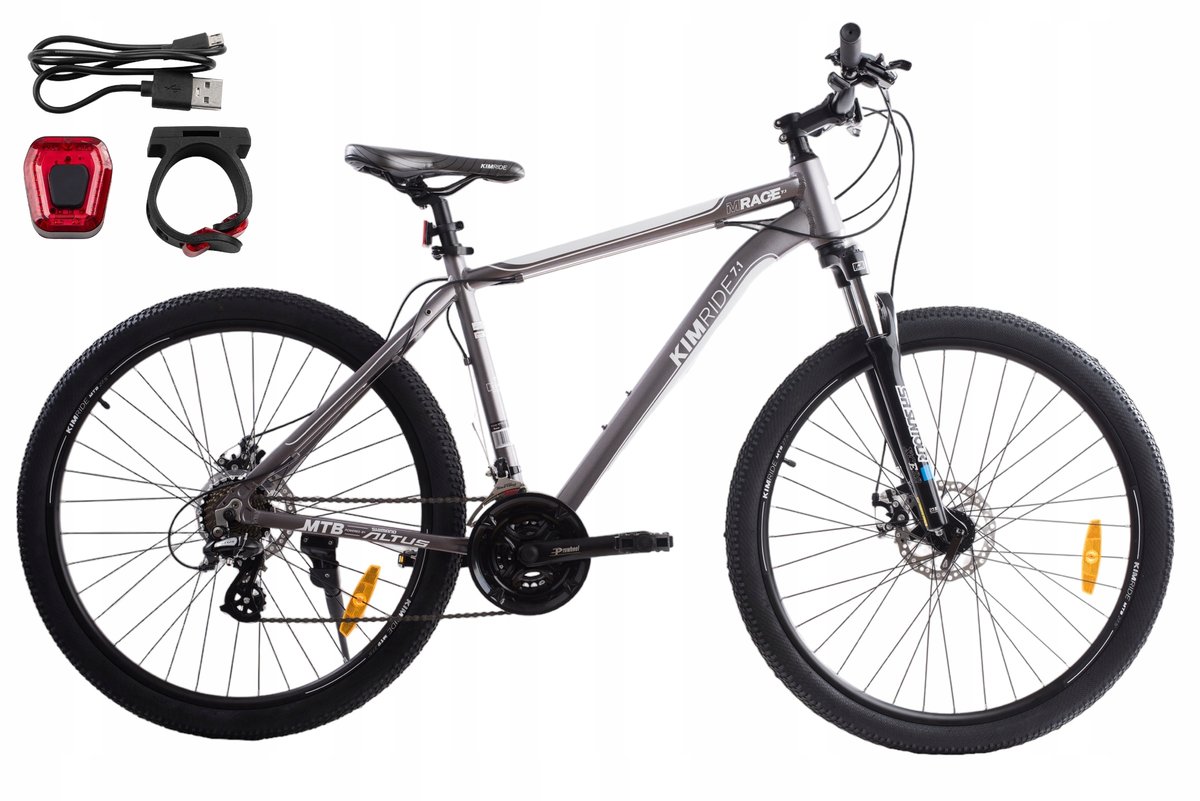 Rower górski męski 27,5 cali MTB aluminiowy rama 19 cali L 21biegów Shimano