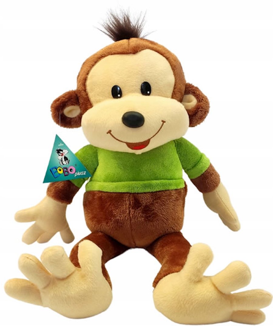 B396 MASKOTKA PLUSZOWA MAŁPKA MAŁPA MIŚ BOBO 60CM