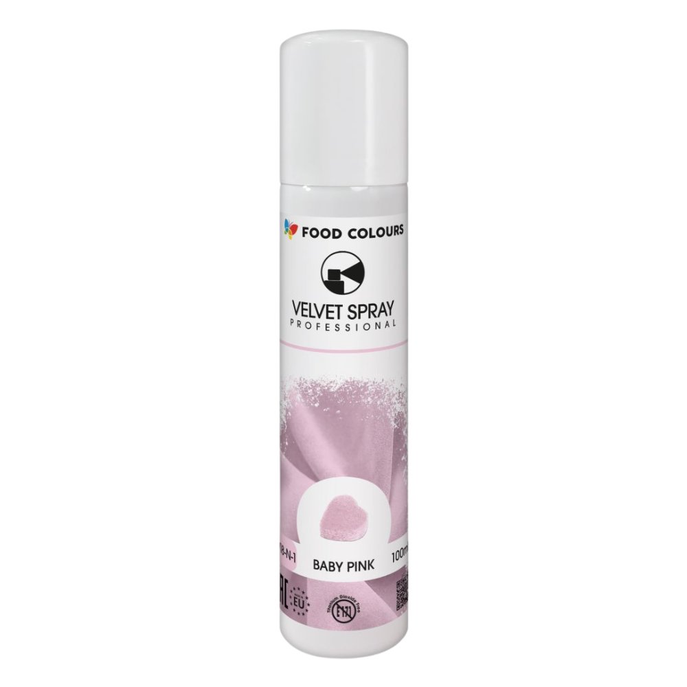 Food Colours Velvet Spray Baby Pink 100ml