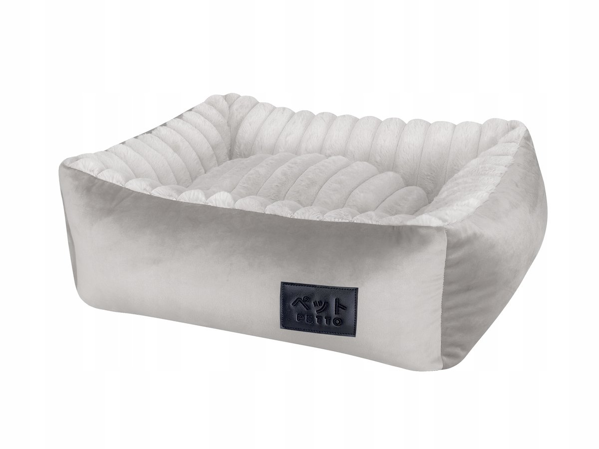 PETTO Osaka Fluffy Legowisko dla psa szare M 95/75 cm