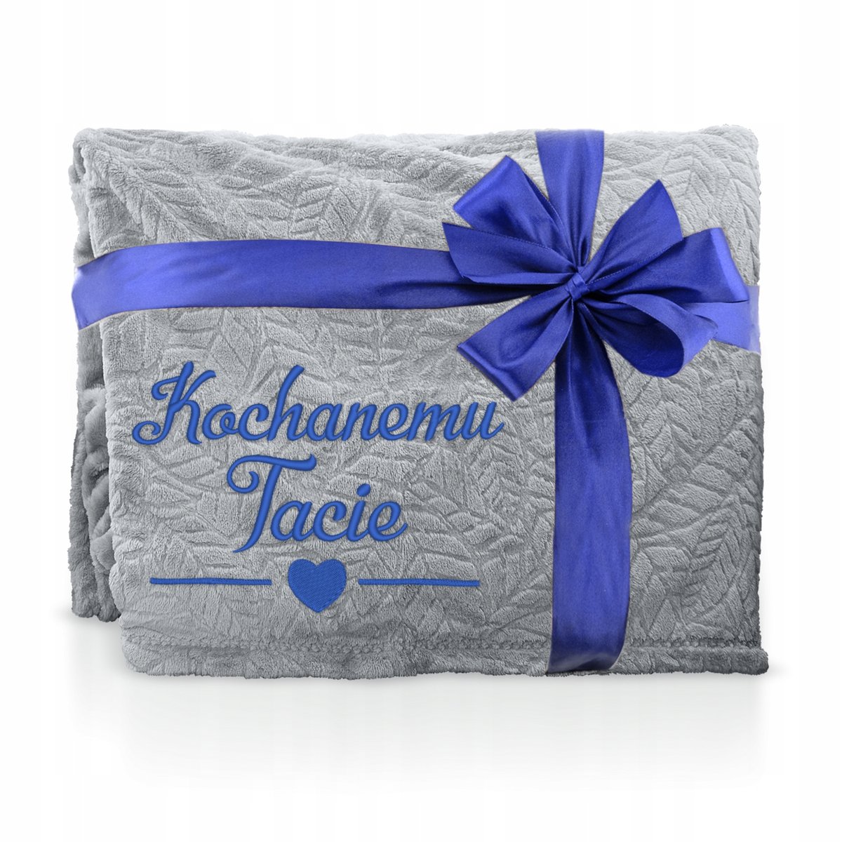 Koc z Mikrofibry 160x200 Haft Dedykacji Prezent dla Taty na Dzień Ojca