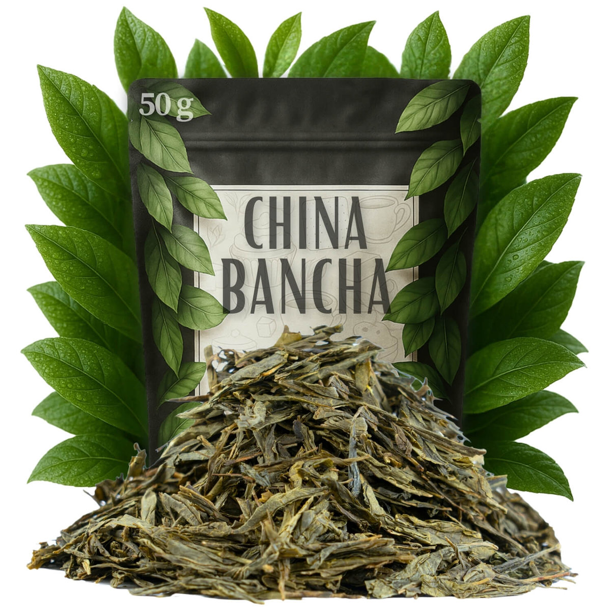 Herbata zielona BANCHA JAPAN STYLE 50 g W STYLU JAPOŃSKIM - DELIKATNA