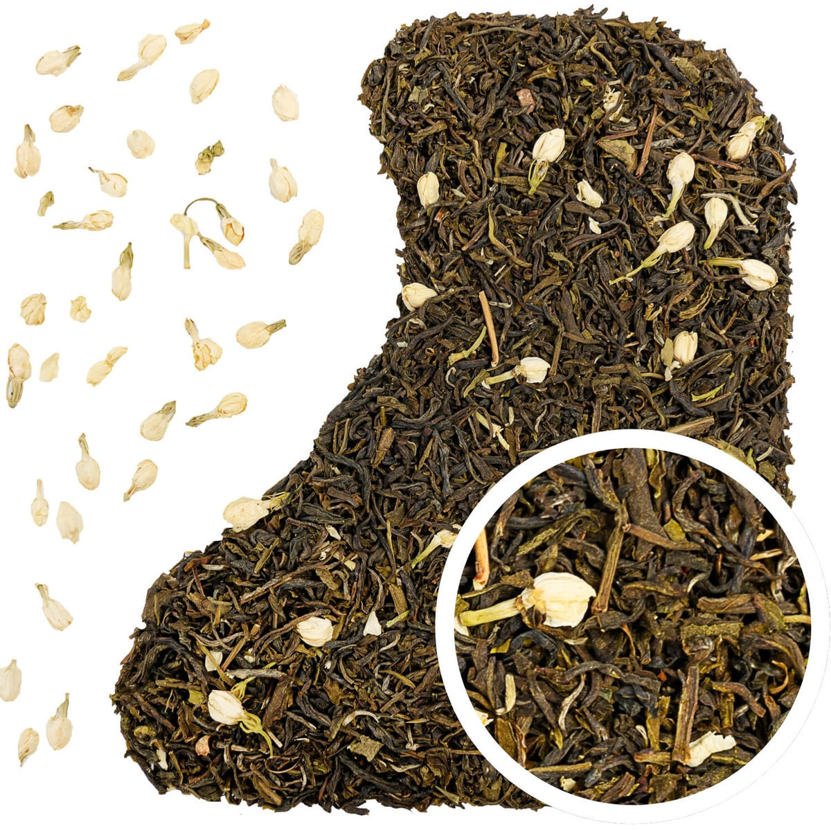 Herbata zielona JAŚMINOWA YUNNAN 1 kg YUNNAN Z NATURALNYM JAŚMINEM