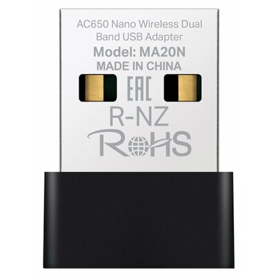 MERCUSYS MA20N USB-A, Zewnętrzna, 2.4 / 5 GHz MA20N