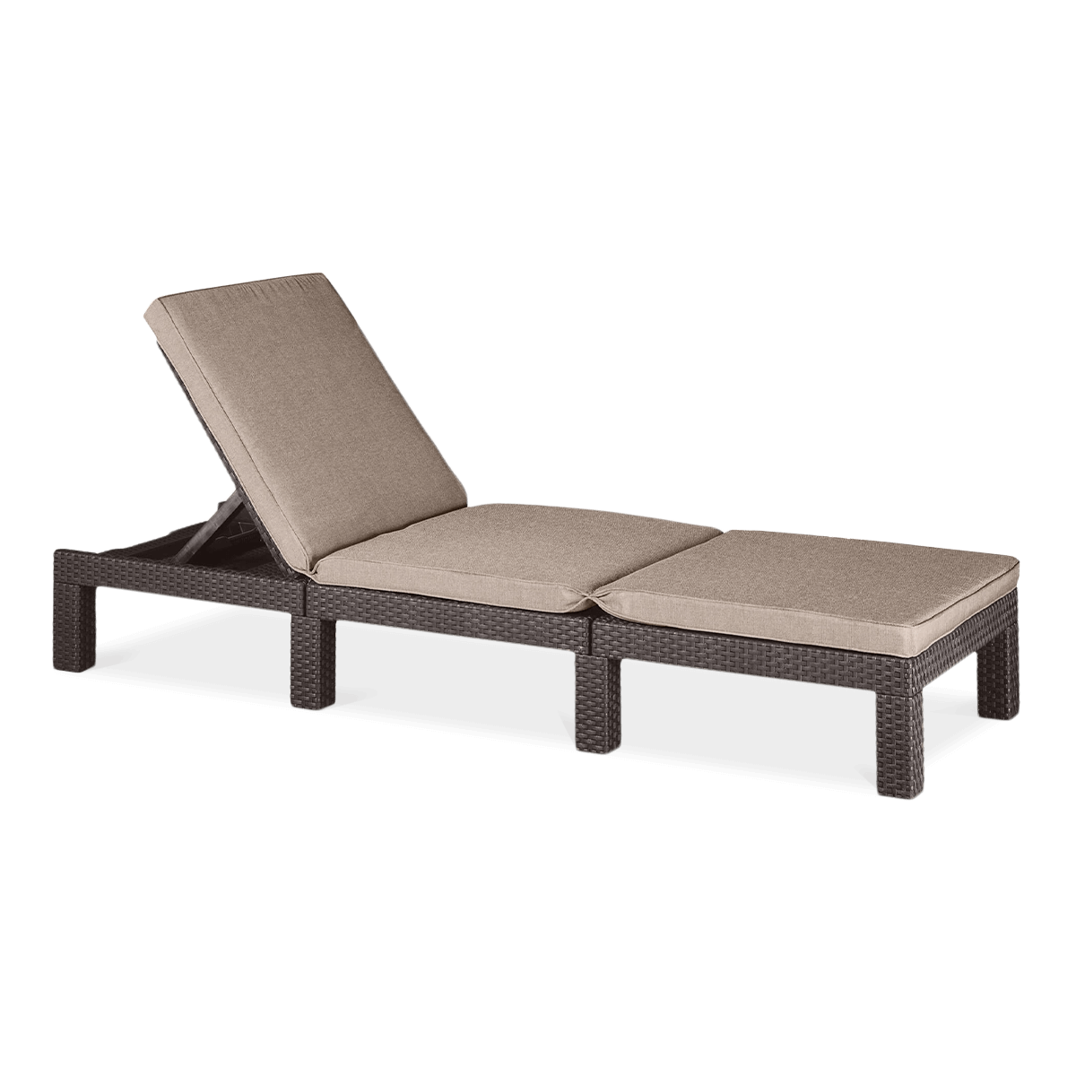 Allibert Leżak Daytona, brązowy