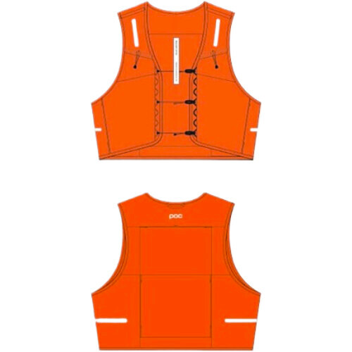 Wyścigowa kamizelka nawadniająca POC Ultra Vest Fluorescent Orange