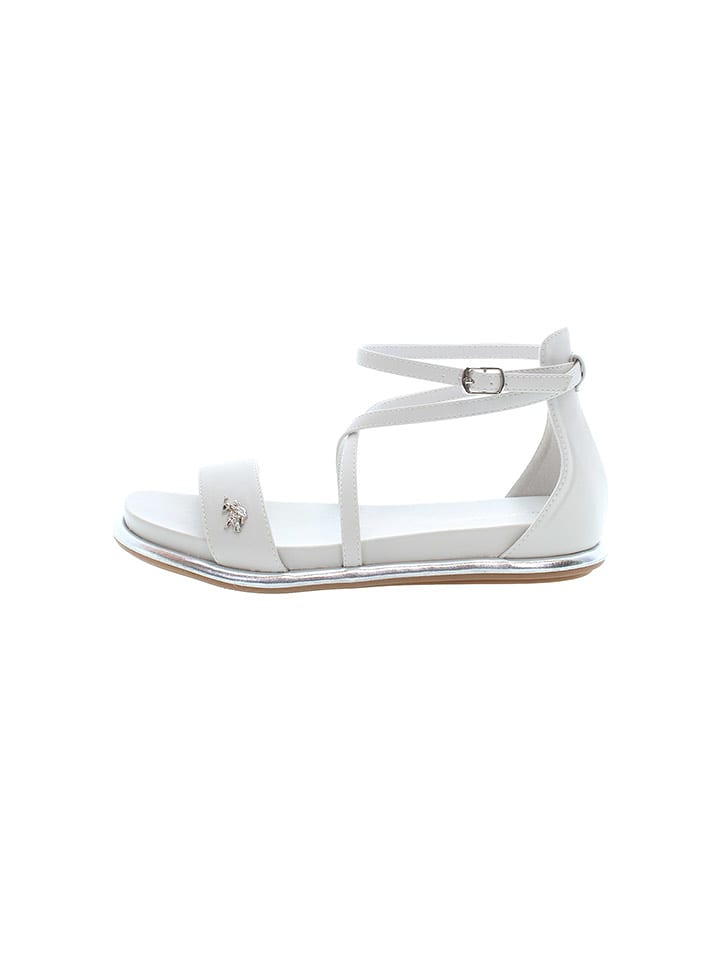 U.S. Polo Assn. Sandały w kolorze białym