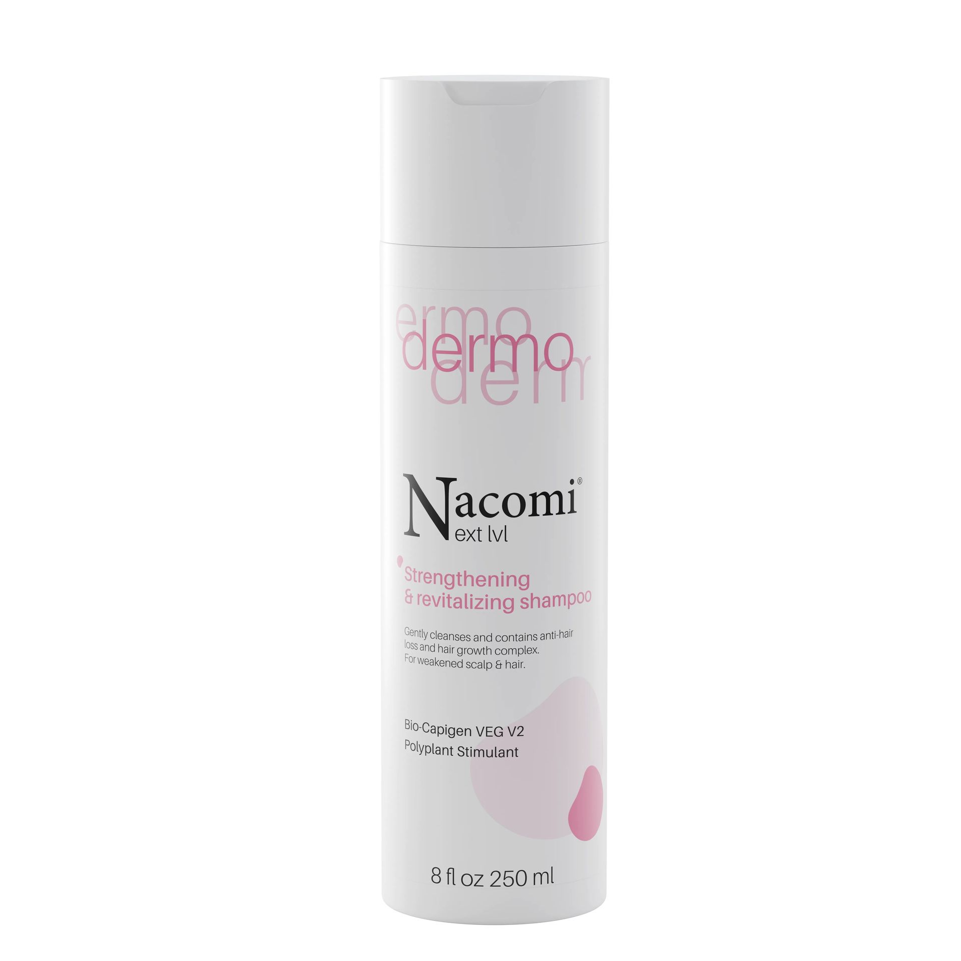 Nacomi Next Lvl Wzmacniający & Rewitalizujący Szampon do Włosów 250ml