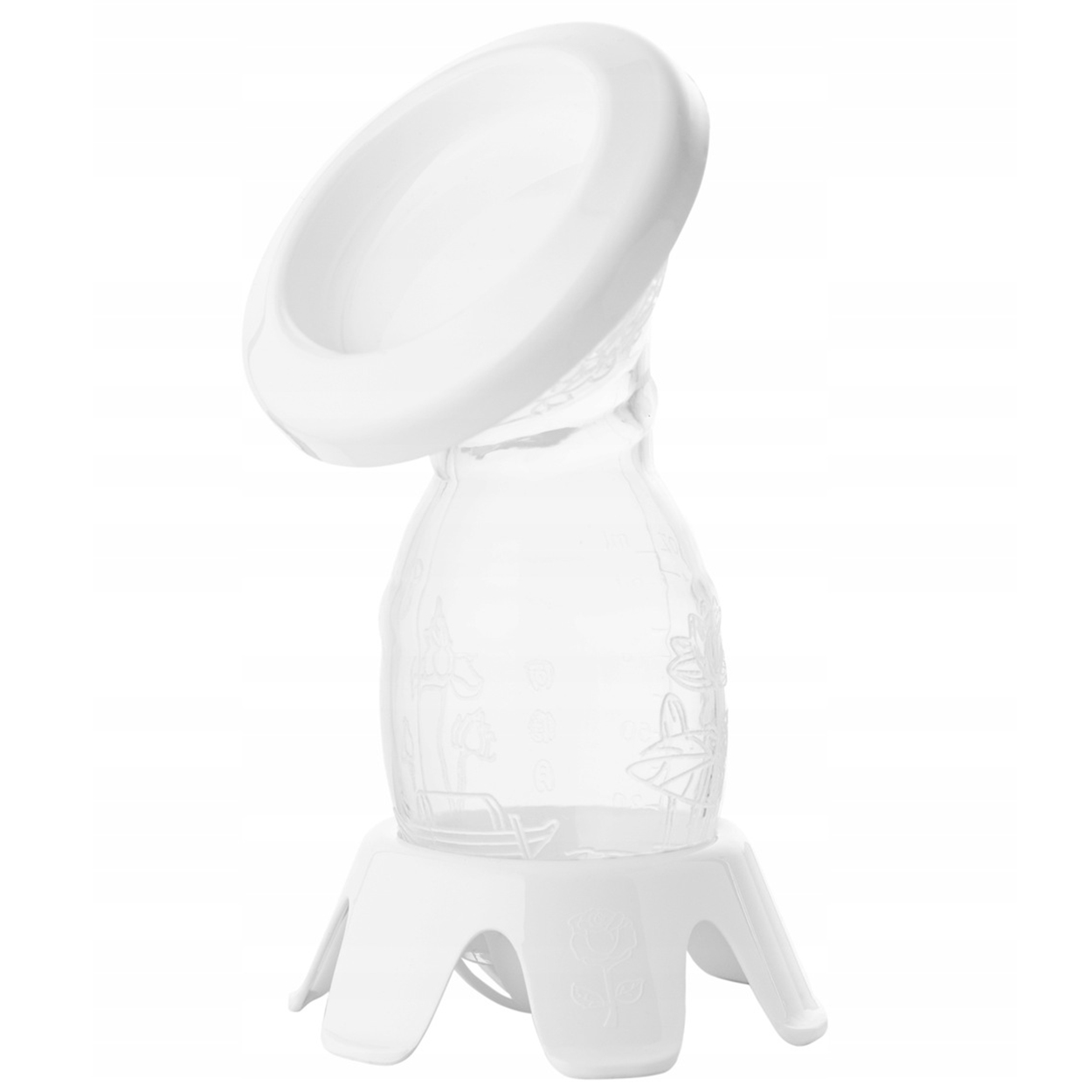 Mami, silikonowy odciągacz pokarmu + stojak