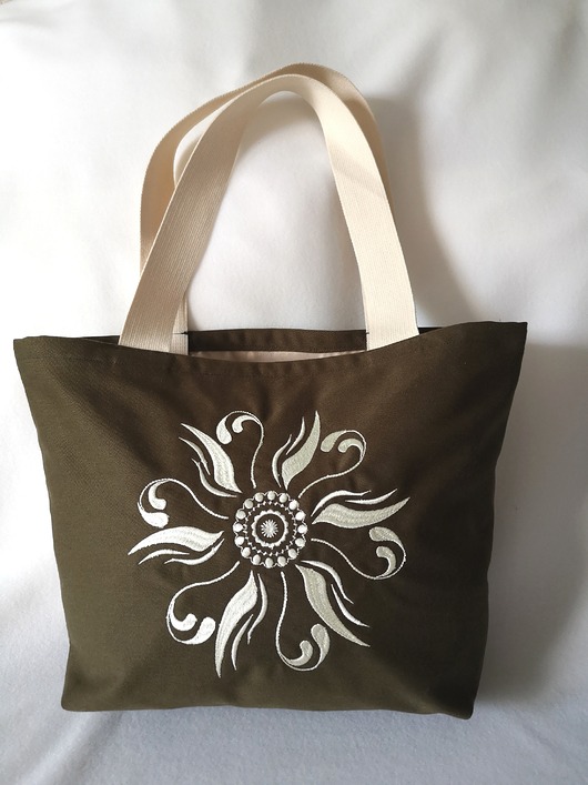 Torba typu shopper - khaki