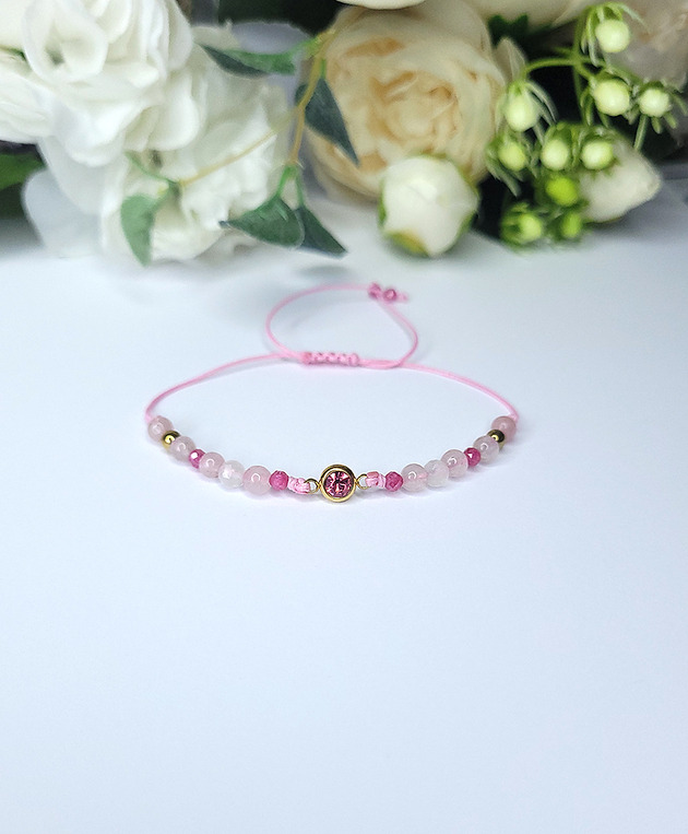 Na Miłość- delikatna bransoletka regulowana