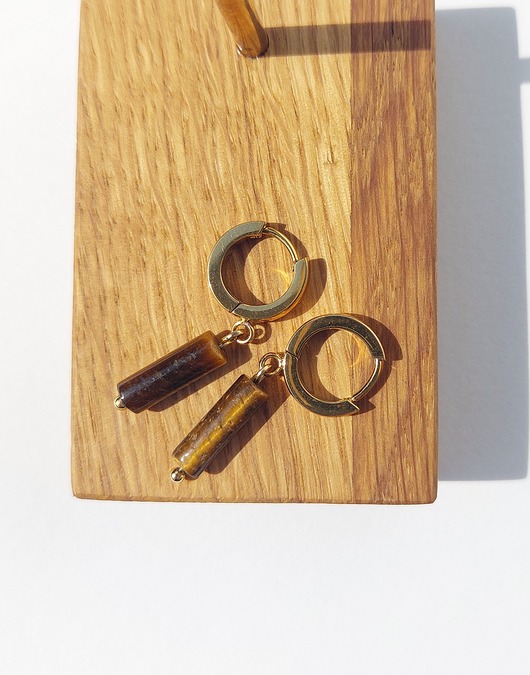 Kolczyki tygrysie oko