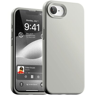 Etui MERCURY Silicone do Apple iPhone 16e Kamienny