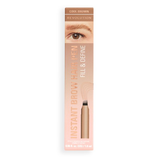 Makeup Revolution Instant Brow Hair Pen Pisak do Brwi Cool Brown