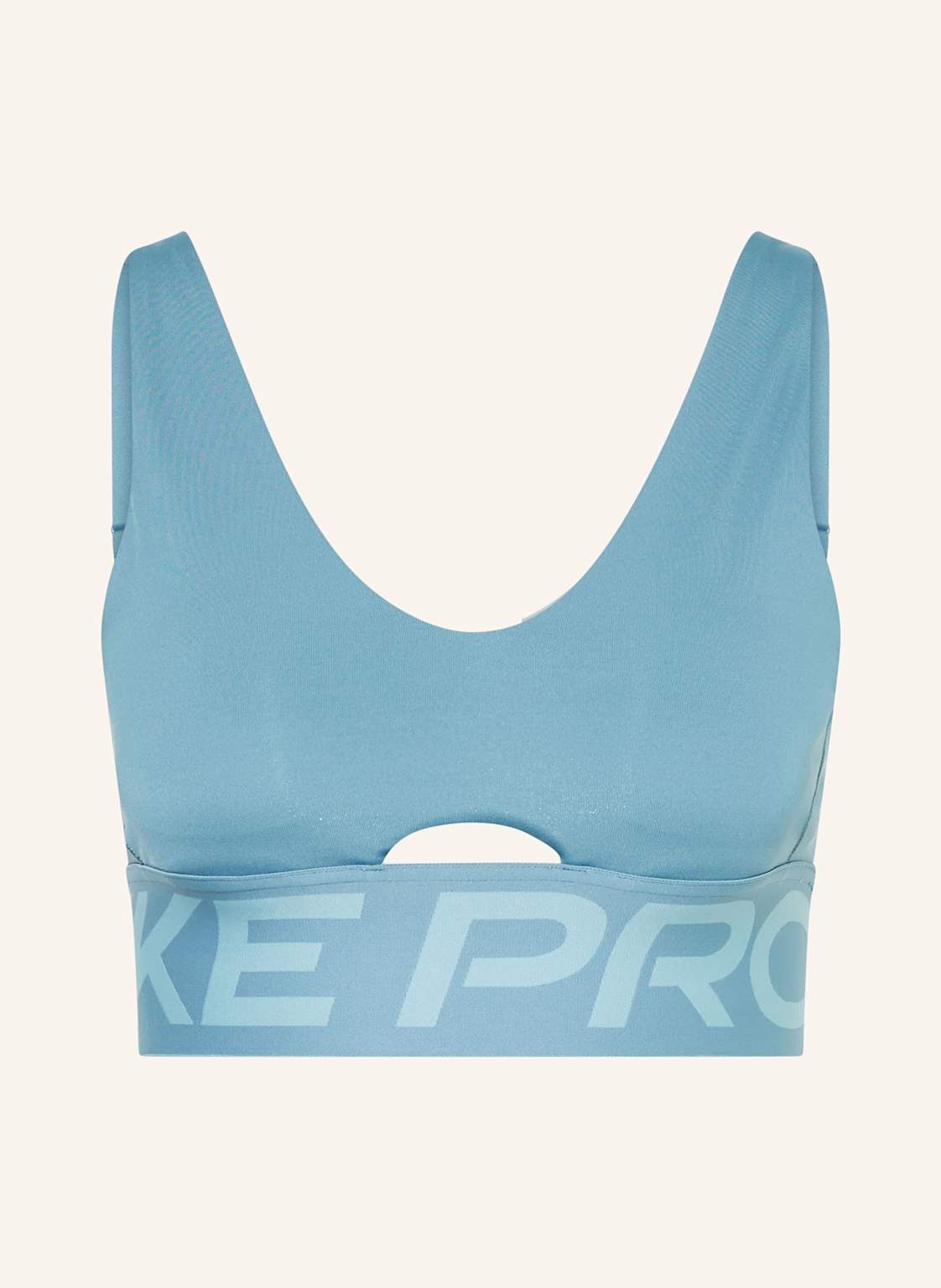 Nike Biustonosz Sportowy Pro Indy Plunge gruen