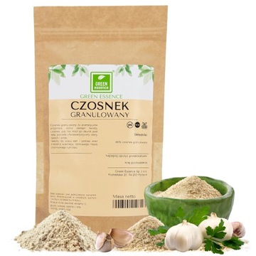 Czosnek Granulowany Suszony aromatyczny naturalny przyprawa bez chemii 100g