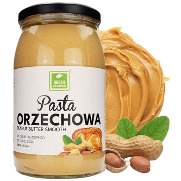 Pasta Masło Orzechowe 900g keto bez cukru krem peanut butter smooth dieta