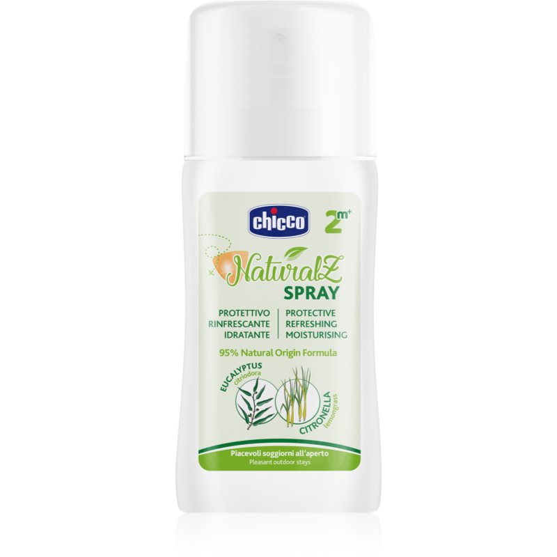 Chicco NaturalZ Protective Spray ochronny i odświeżający spray przeciw komarom 2 m+ 100 ml