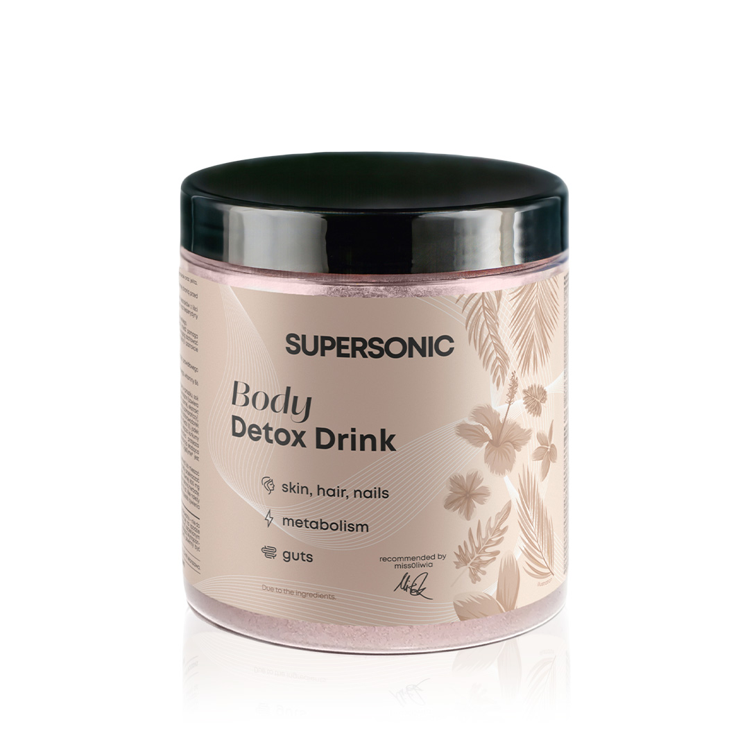SUPERSONIC Body Detox Drink Smak wiśniowy