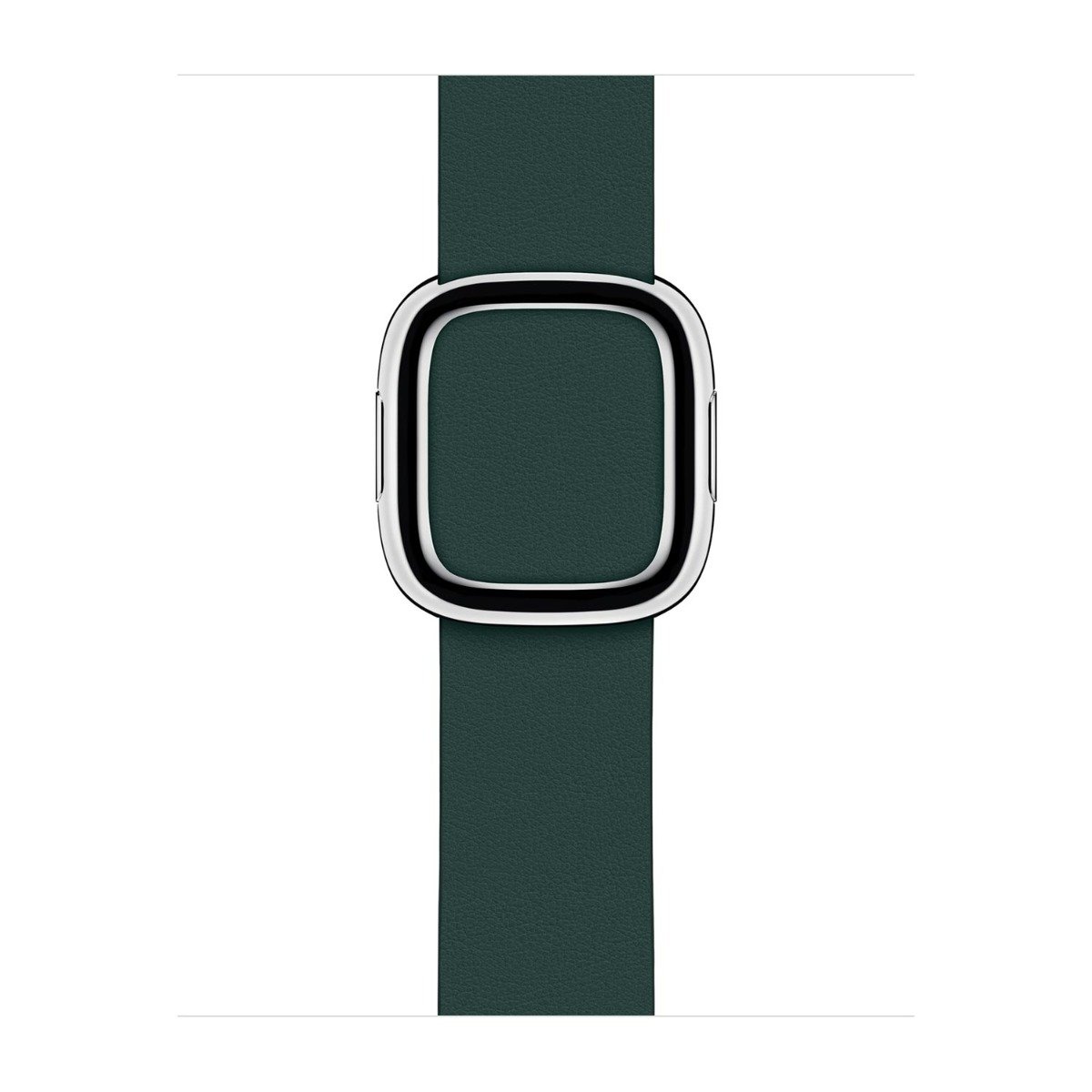 Apple Pasek z klamrą nowoczesną w kolorze leśnej zieleni do koperty 38mm / 40mm / 41mm / 42mm - rozmiar L