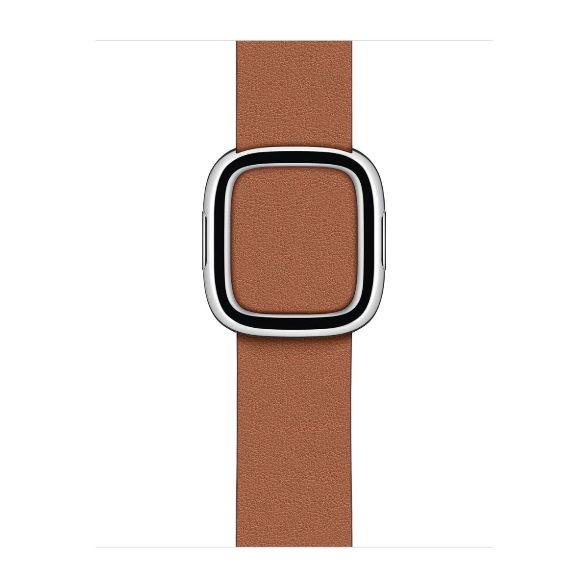 Apple Pasek z klamrą nowoczesną w kolorze naturalnego brązu do koperty 38mm / 40mm / 41mm / 42mm - rozmiar L