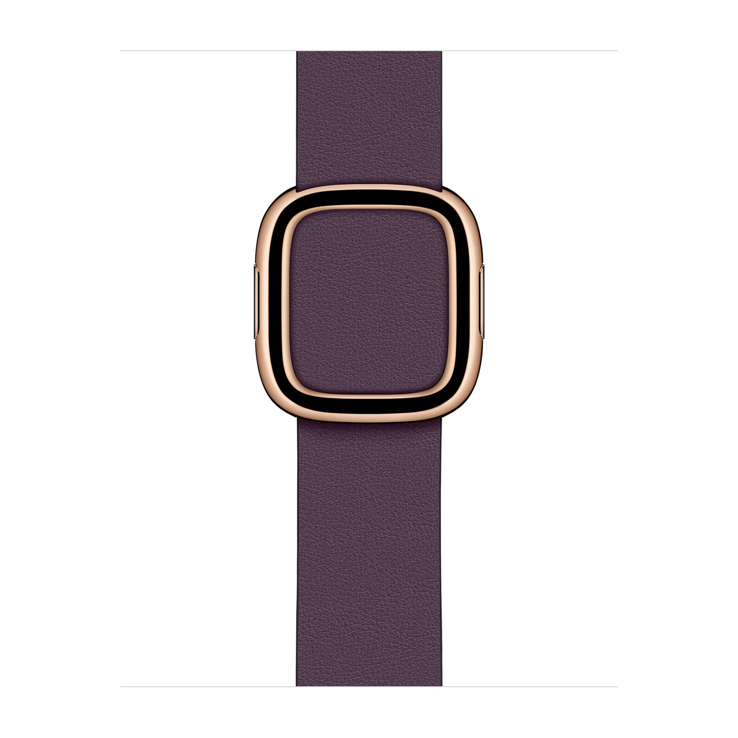 Apple Pasek z klamrą nowoczesną w kolorze śliwki do koperty 38mm / 40mm / 41mm / 42mm - rozmiar L