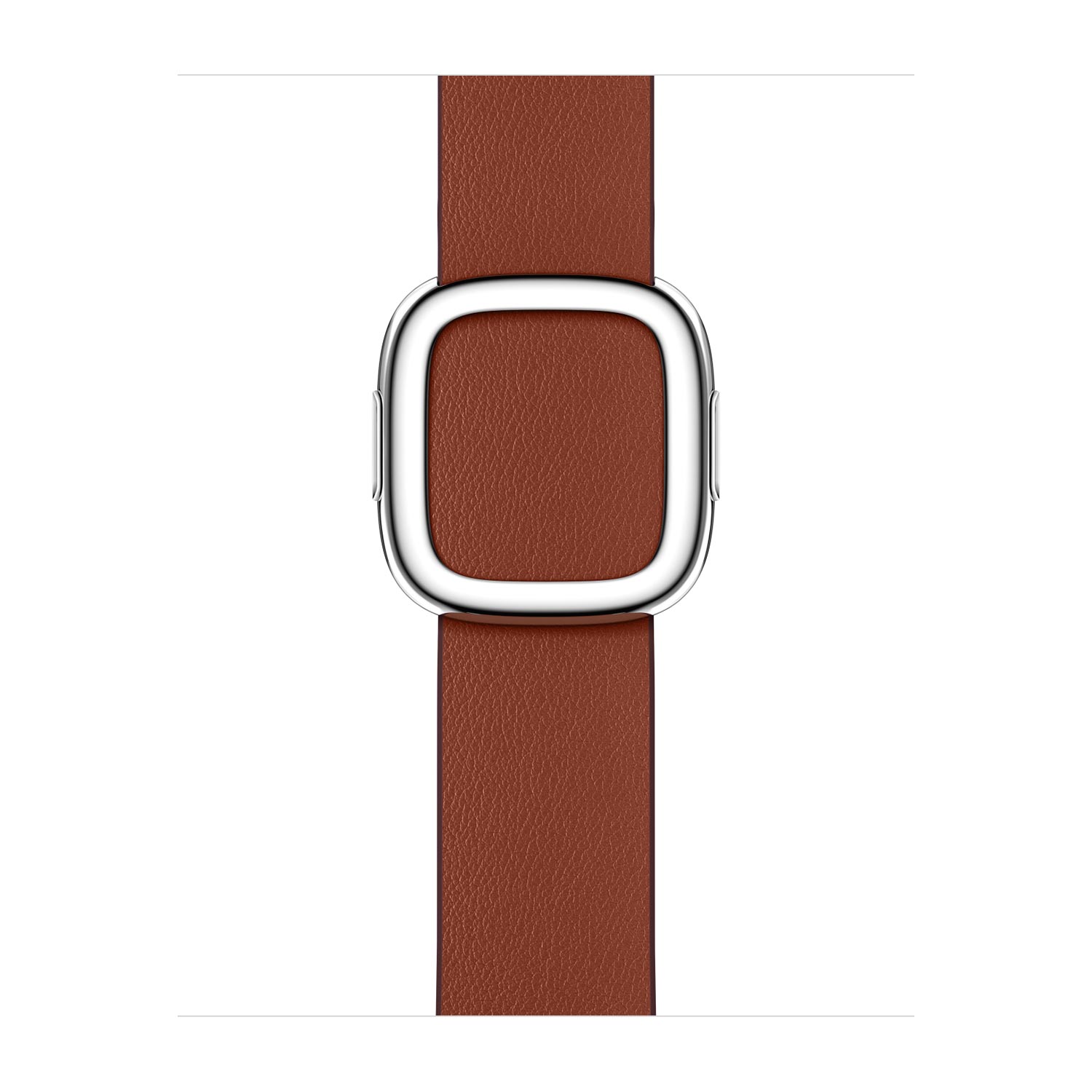 Apple Pasek z klamrą nowoczesną w kolorze umbry do koperty 38mm / 40mm / 41mm / 42mm - rozmiar S