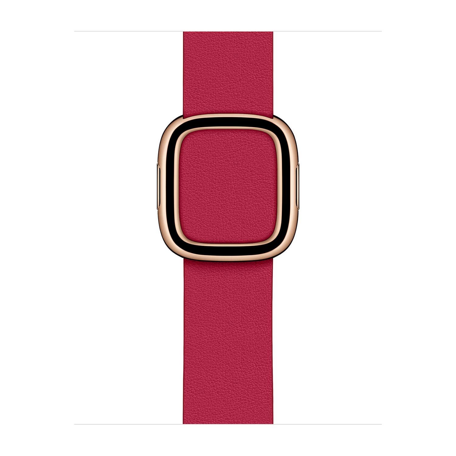 Apple Pasek z klamrą nowoczesną w kolorze maliny do koperty 38mm / 40mm / 41mm / 42mm - rozmiar M