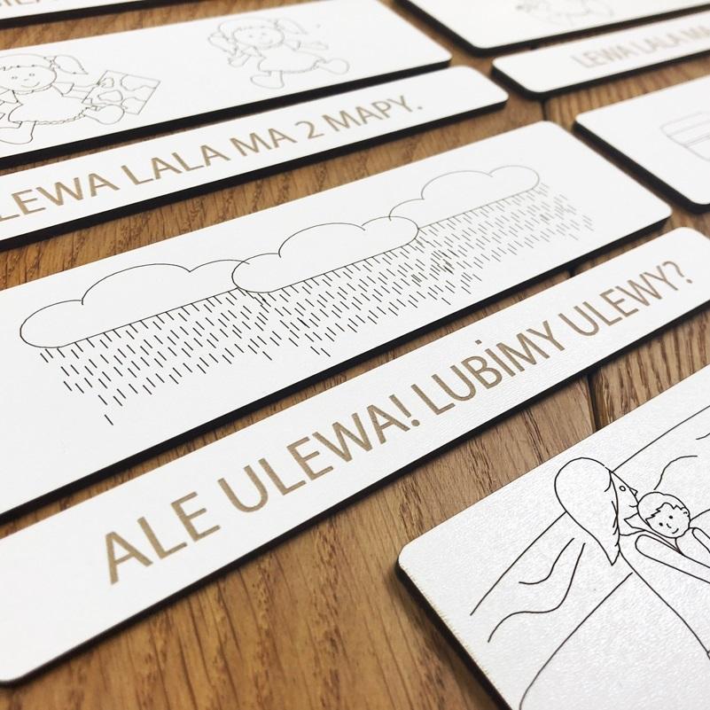 Układanka Zdania z sylab prymarnych cz.1 - zabawka