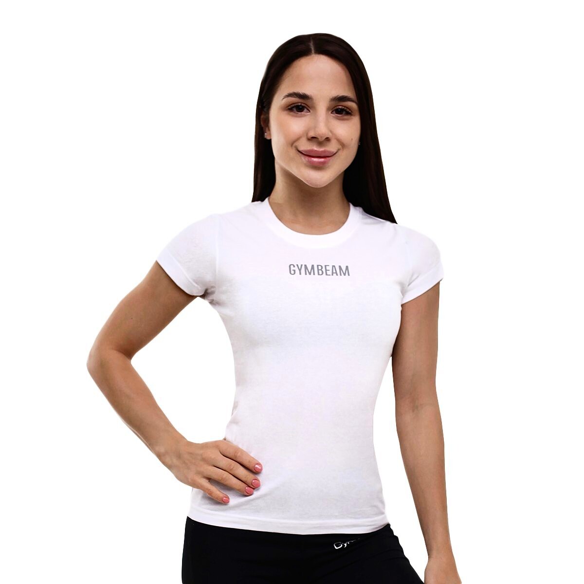 Koszulka damska GymBeam FIT White M