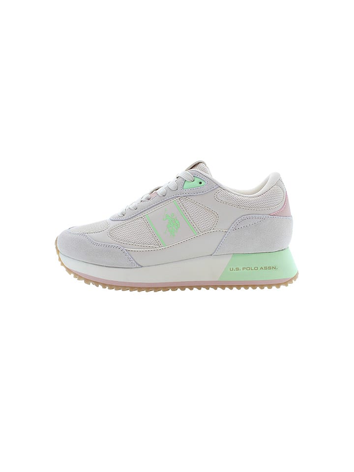 U.S. Polo Assn. Sneakersy w kolorze szaro-zielonym