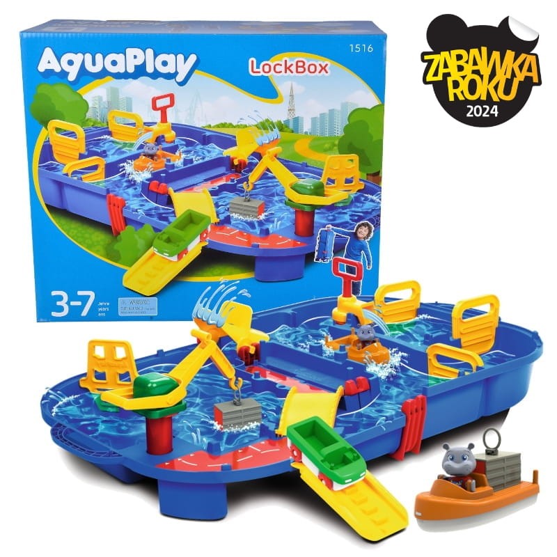 BIG AquaPlay LockBox Zestaw W Walizce Tor Do Zabawy Wodą Plac Wodny 3+