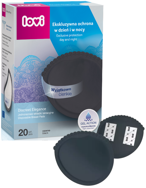 LOVI WKŁADKI LAKTACYJNE DISCREET ELEGANCE 20szt.