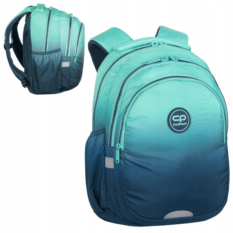 Coolpack Jerry Plecak Szkolny Młodzieżowy Gradient Blue Lagoon 3-komorowy