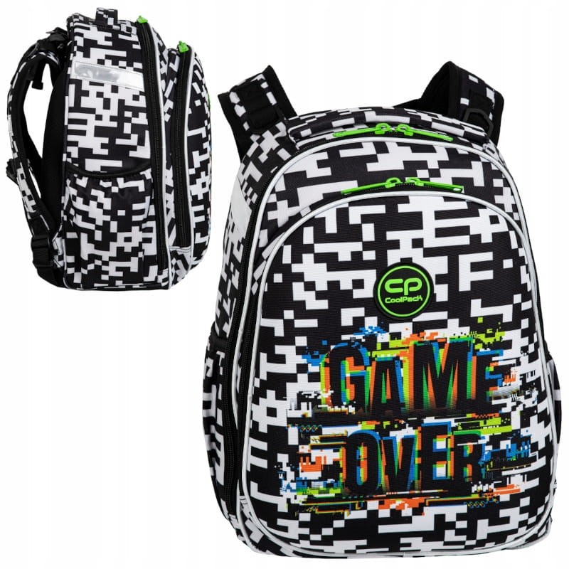 Coolpack Turtle Plecak Szkolny Usztywniany Game Over 25l