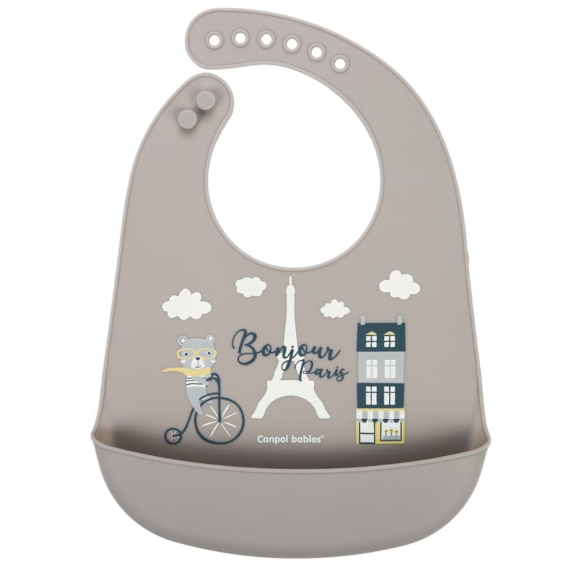 CANPOL ŚLINIAK Z KIESZENIĄ BONJOUR PARIS SILIKON