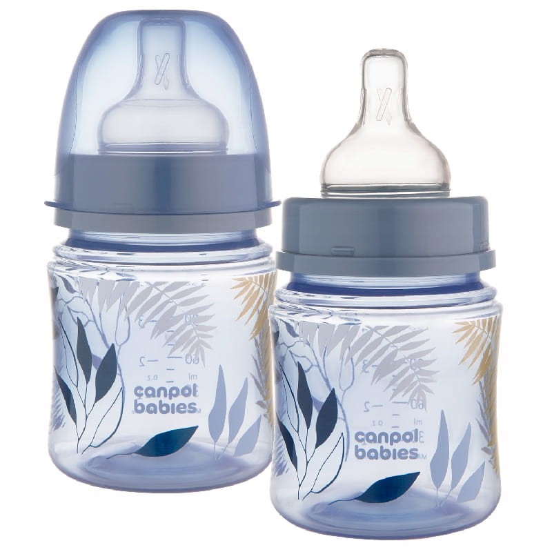 CANPOL BABIES BUTELKA ANTYKOLKOWA SZEROKA BEZ BPA 120ml EASY START +0m