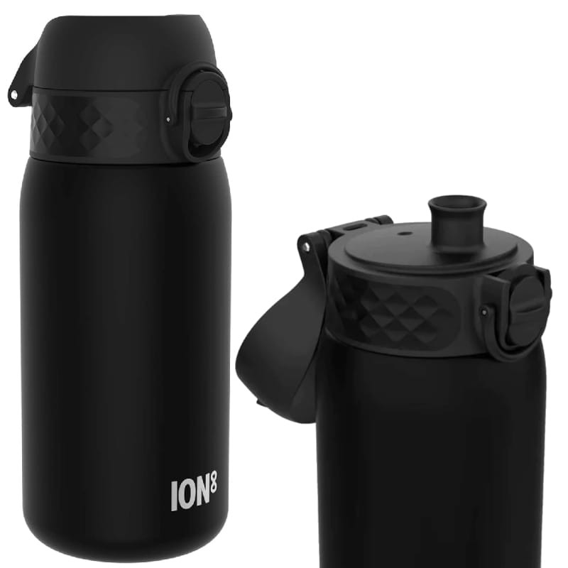 Ion8 Butelka Na Wodę Bidon Recyclon 350ml Czarny Black
