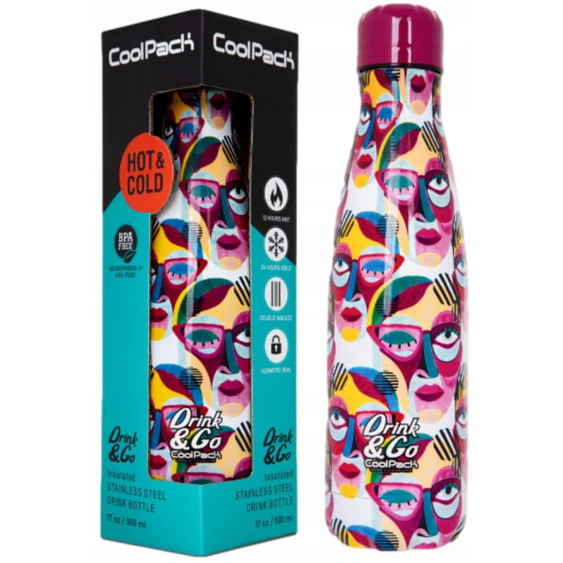 COOLPACK TERMOS DRINK&GO BIDON TERMICZNY METALOWY CINCO 500 ML BPA FREE