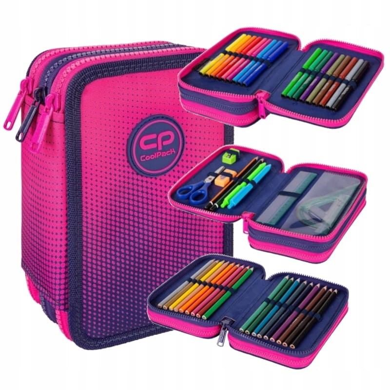 Coolpack Jumper 3 Piórnik Z Wyposażeniem 3-komorowy Gradient Frape