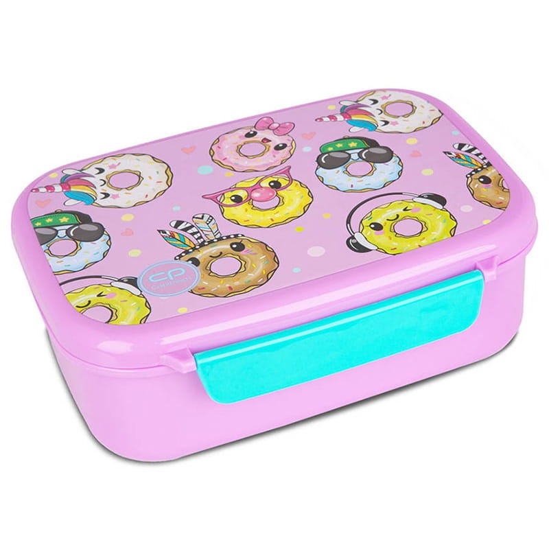 Coolpack FoodyX Śniadaniówka Lunchbox Z Przegródką Happy Donuts