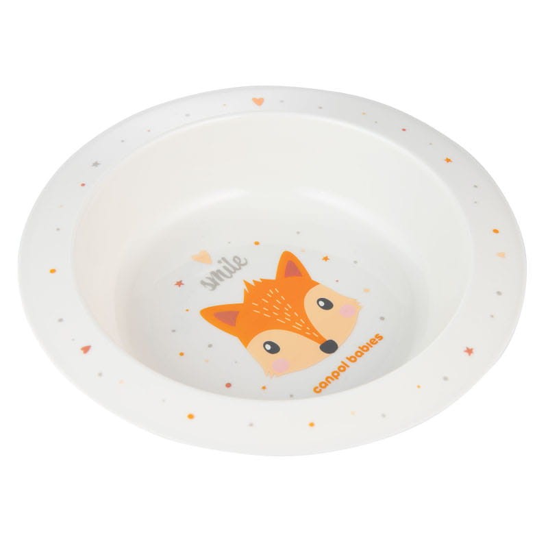 Canpol Babies Plastikowa Miseczka Dla Dziecka Cute Animals 4 m+