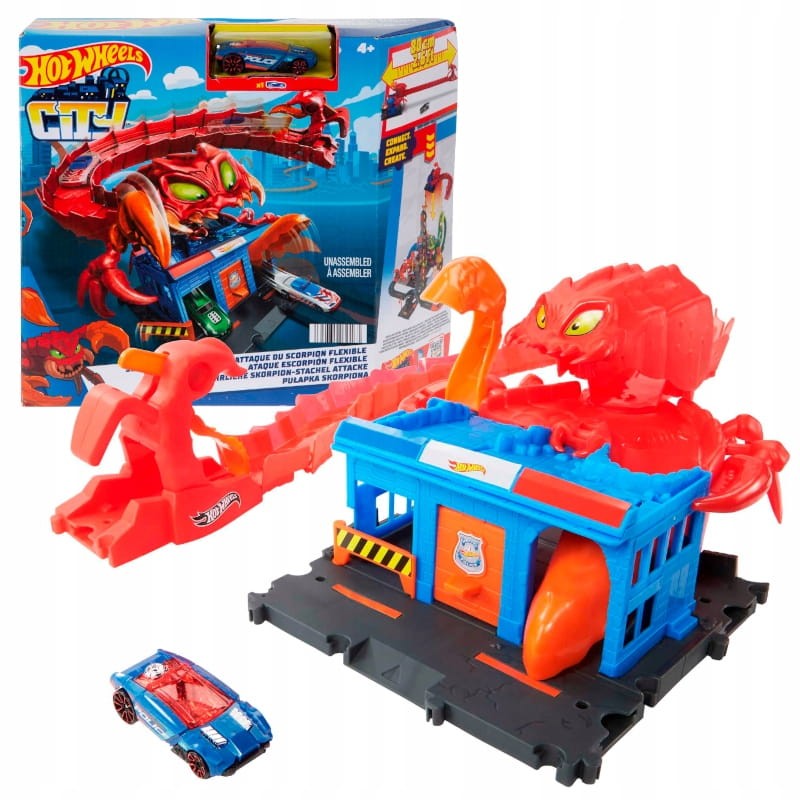 Hot Wheels City Pułapka Skorpiona Zestaw Tematyczny Tor