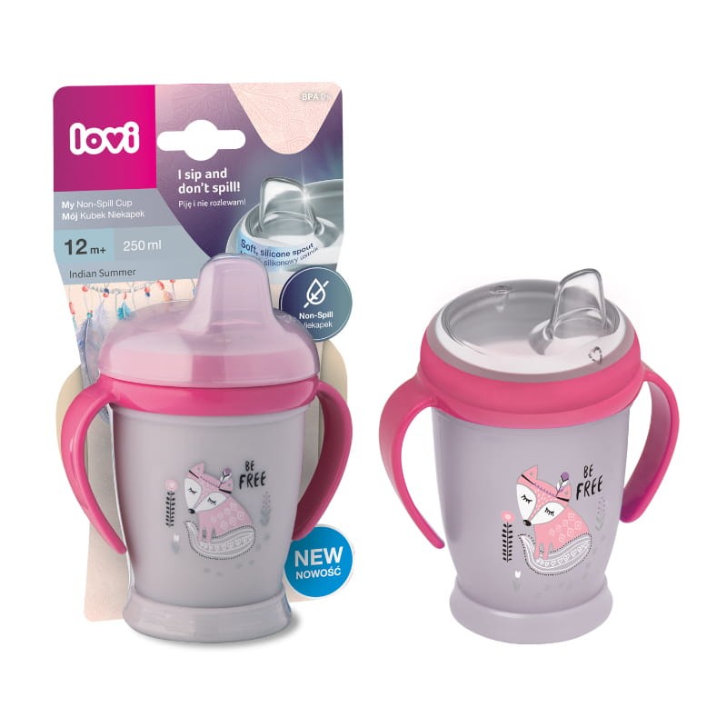 LOVI JUNIOR KUBEK NIEKAPEK 250ml INDIAN SUMMER 6m