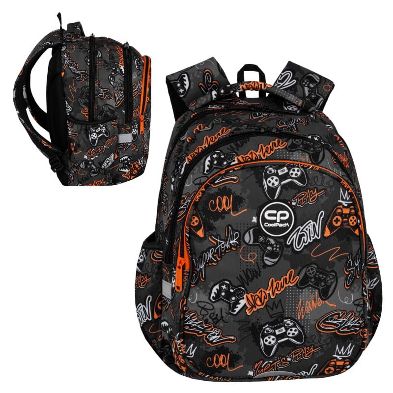 Coolpack Jerry Plecak Szkolny Młodzieżowy Gamer 3-komorowy