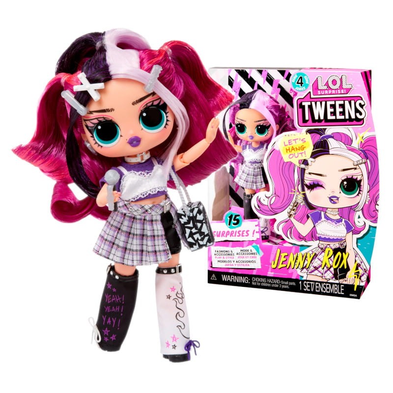 LOL Surprise Tweens Lalka Jenny Rox 15 Elementów Seria 4