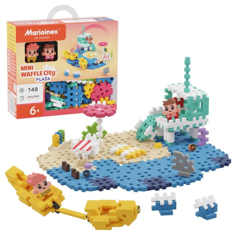 Marioinex Mini Waffle City Plaża 148 Elementów